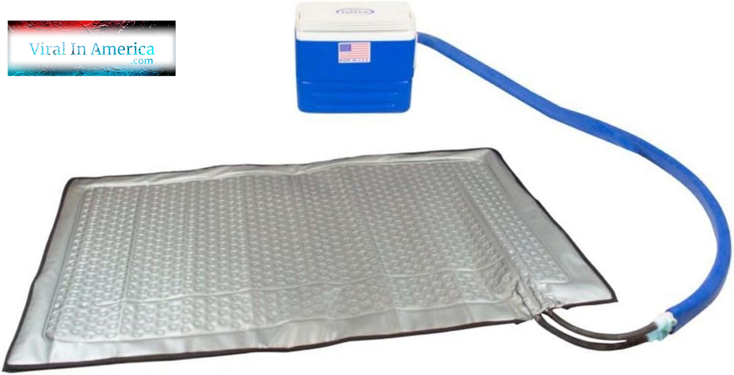 Polar Active Ice 3.0 | 9 QT Cold Therapy Ice Machine | Programmable Timer | Knee & Joint Pad | Cryotherapy Pain Relief System | Ace Bandage Style Compression