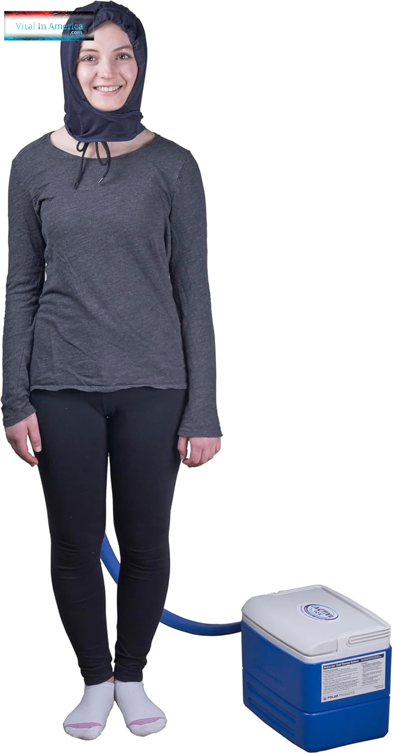 Polar Active Ice 3.0 | 9 QT Cold Therapy Ice Machine | Programmable Timer | Knee & Joint Pad | Cryotherapy Pain Relief System | Ace Bandage Style Compression