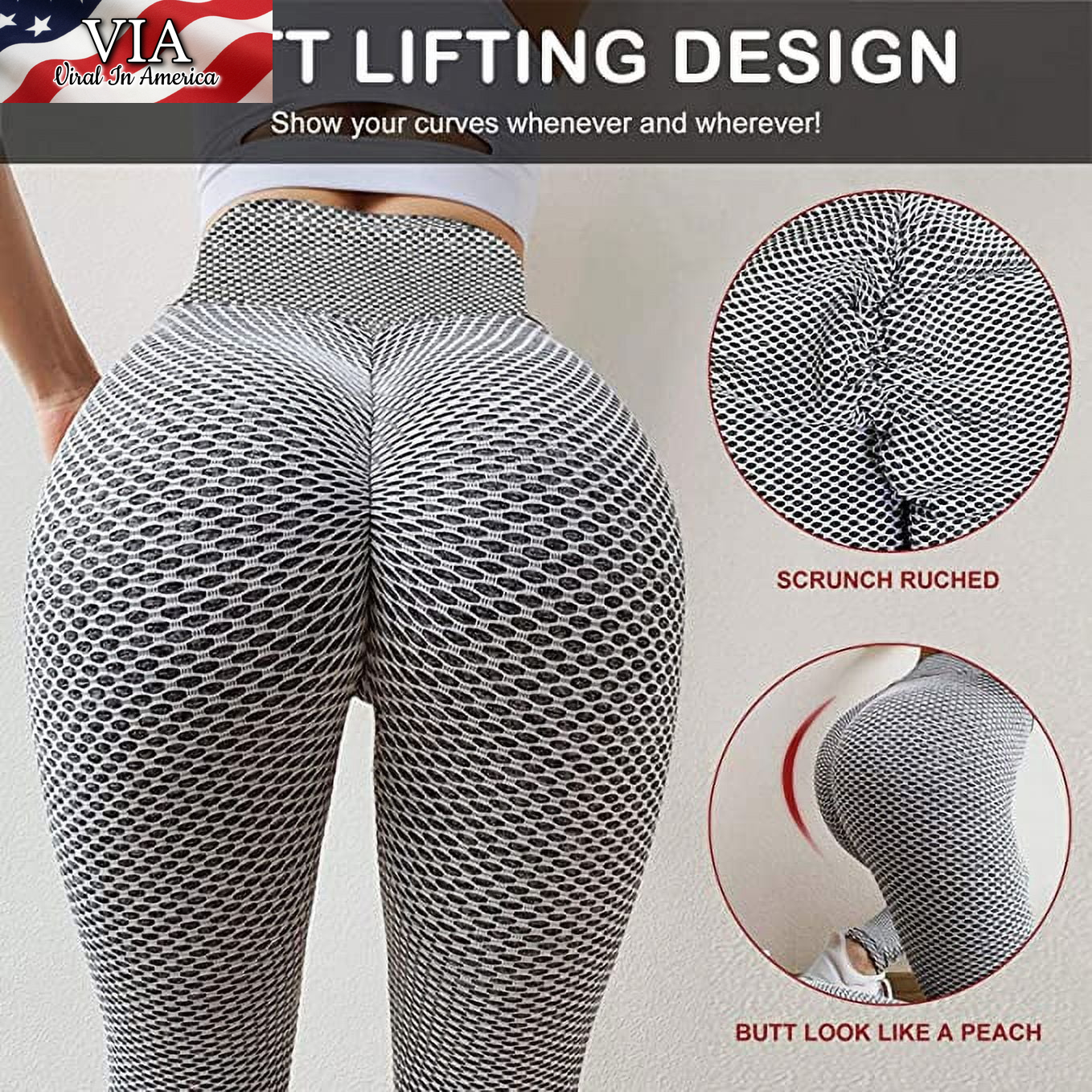''TIKTOK'' Viral Women's Body Sculpting Yoga Leggings: Rear Lift Enhancer for Confidence and Comfort