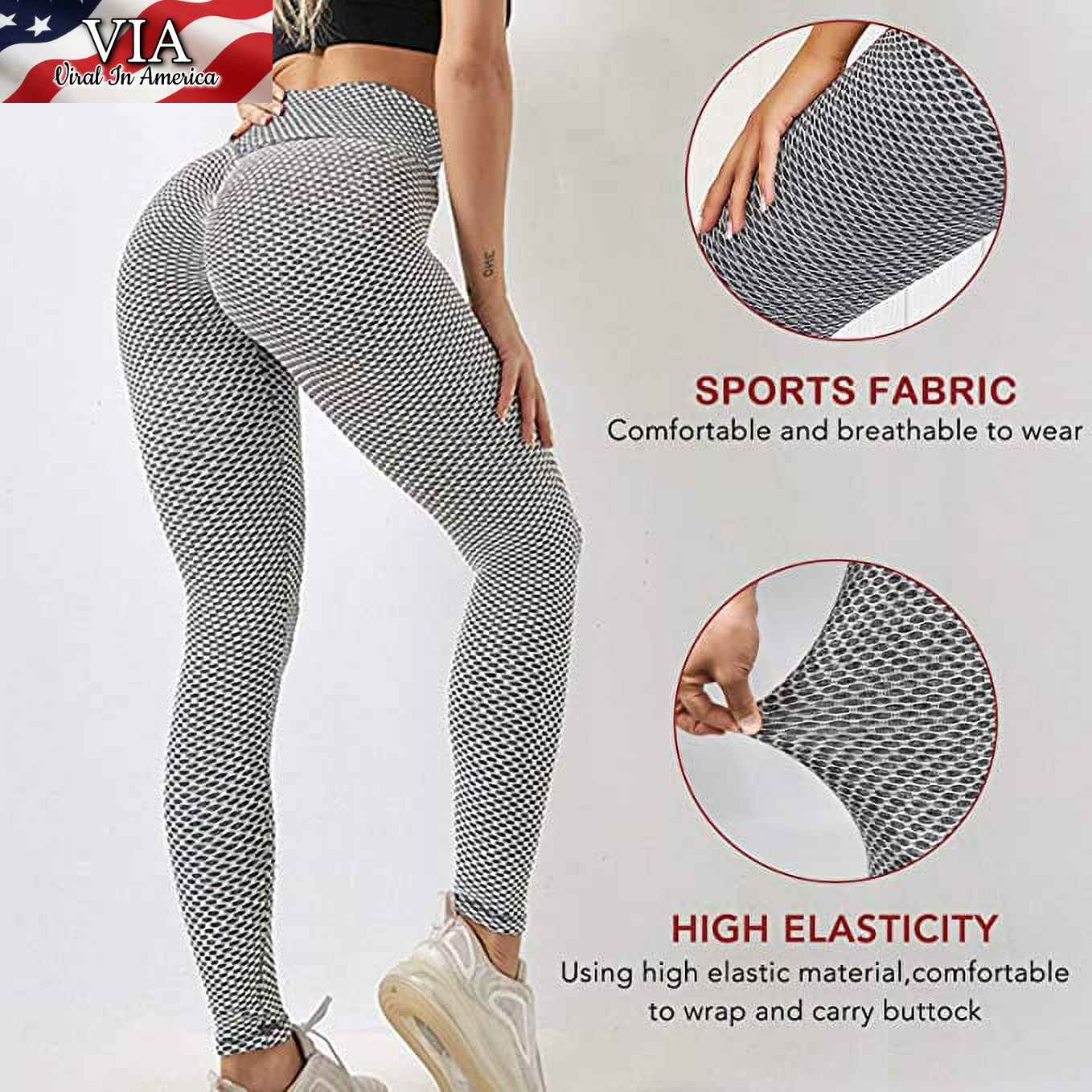 ''TIKTOK'' Viral Women's Body Sculpting Yoga Leggings: Rear Lift Enhancer for Confidence and Comfort